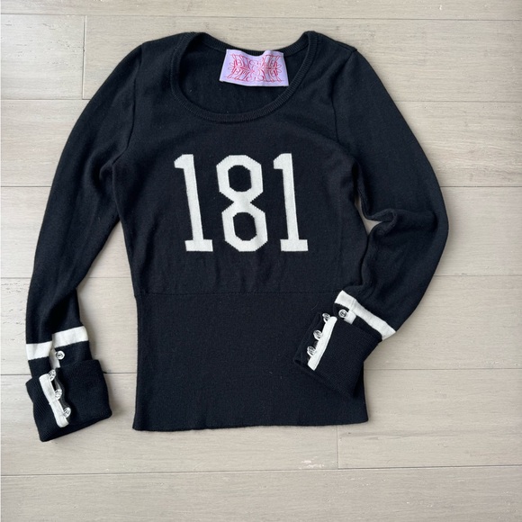 Tuleh Cashmere & Silk Black Sweater 181 Woman’s SZ M - Picture 2 of 12